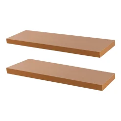 100cm Modern Floating Wall Shelves - Pack of Two