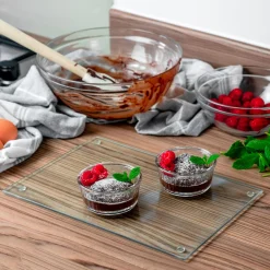 30cm x 20cm Glass Chopping Board