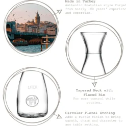 1L Bacchus Glass Carafe