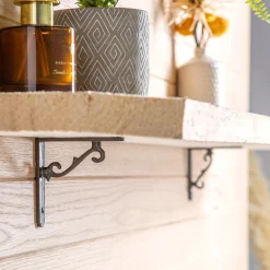 105mm Scroll Iron Shelf Bracket