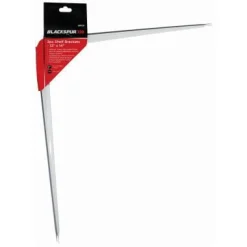 White 300mm x 350mm Metal Shelf Brackets - Pack of 2